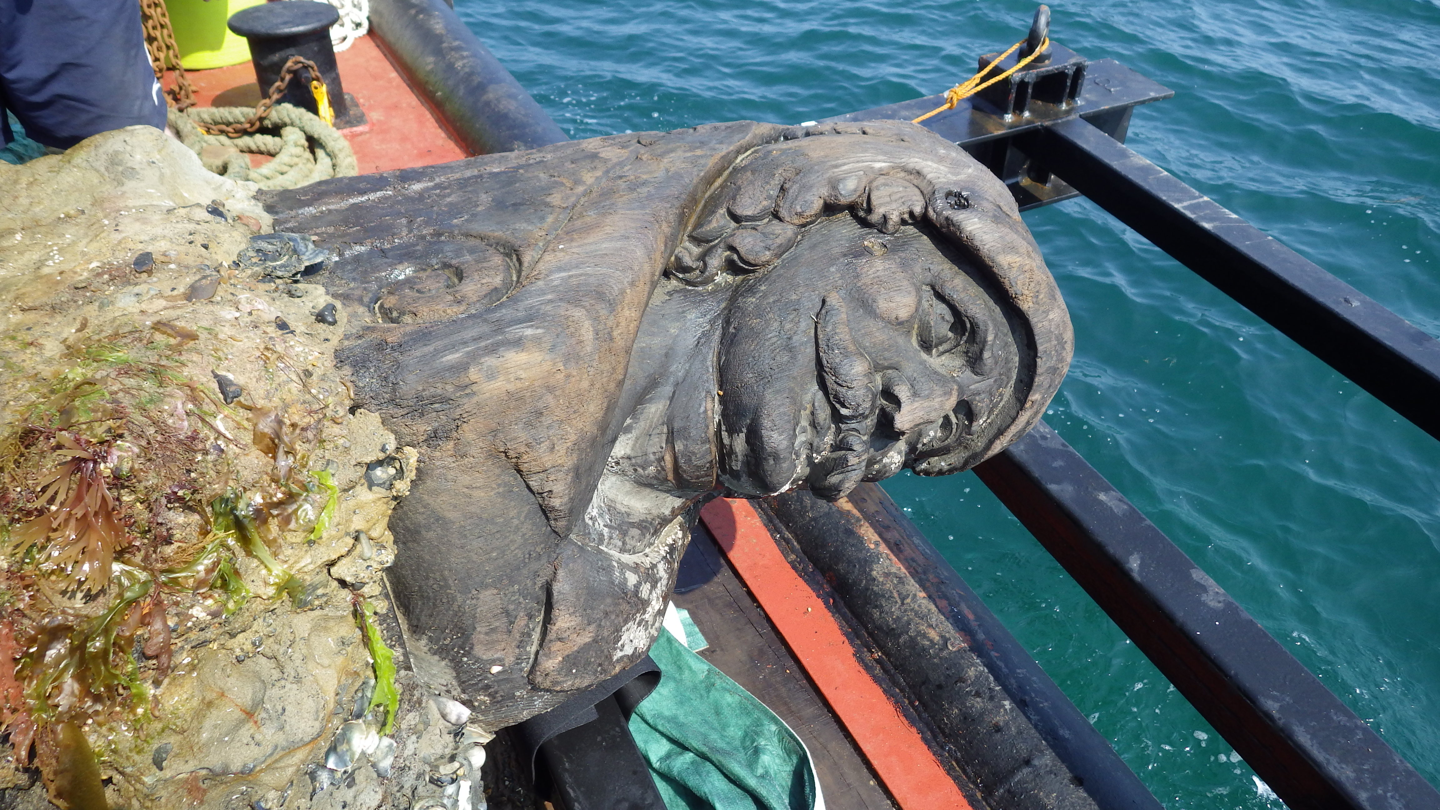 Swash Channel Wreck Rudder Carving