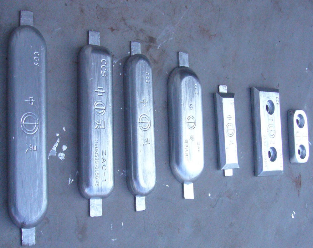 Examples of sacrificial anodes